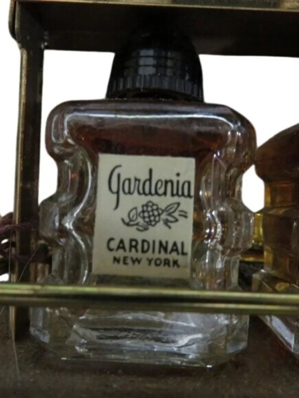 Tantalux by Cardinal Eau De Parfum Gardenia Chypre Bouquet Heart Lock & Key 1938